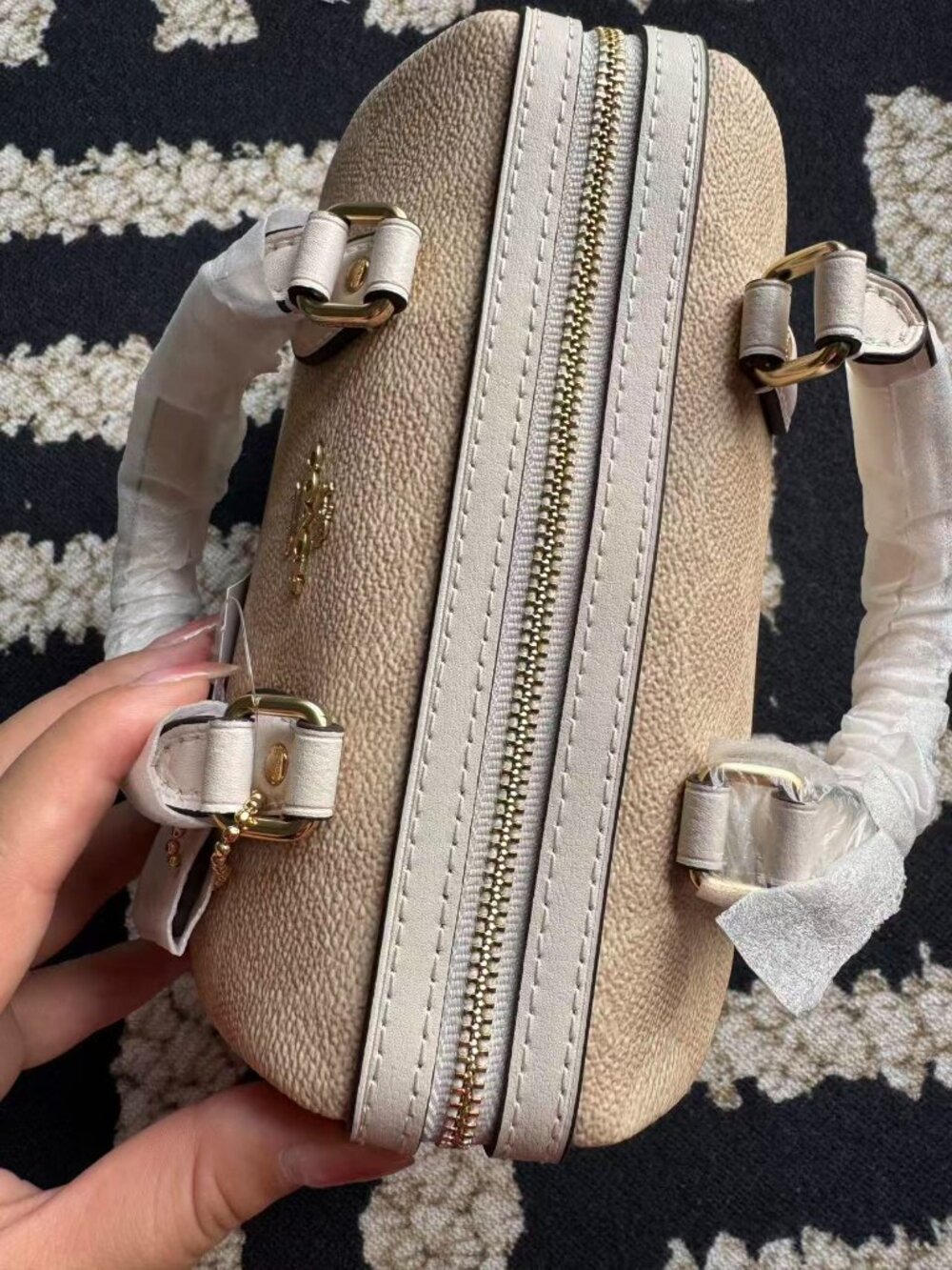 COACH Mini Rowan Mini Boston Bag - Picture 7 of 9